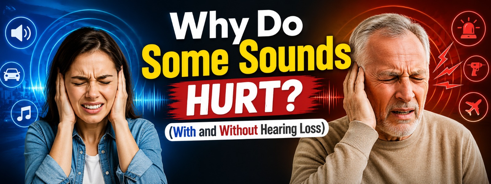 Read more about the article Why Do Some Sounds Hurt? (With and Without Hearing Loss)